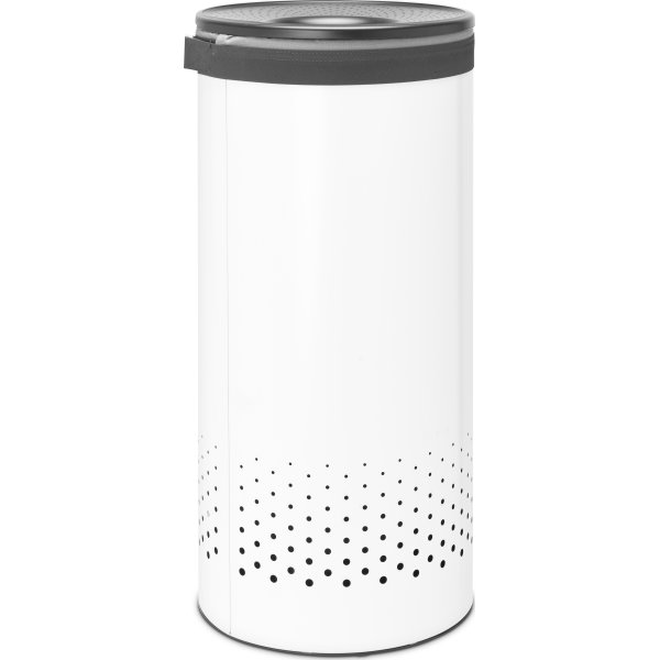Brabantia Vasketøjskurv, 35 L, hvid/grå