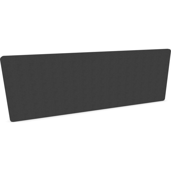 Silent Express bordskærmvæg, 180x65 cm, mørkegrå