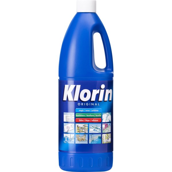 karakter forræder Jeg tror, ​​jeg er syg Klorin Original, 1,5 liter - til rengøring, køb det her | Lomax A/S
