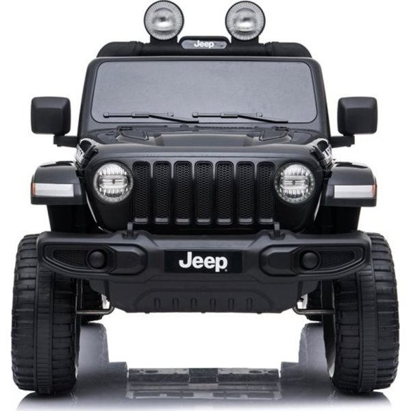 Elbil Jeep Wrangler Rubicon børnebil, sort