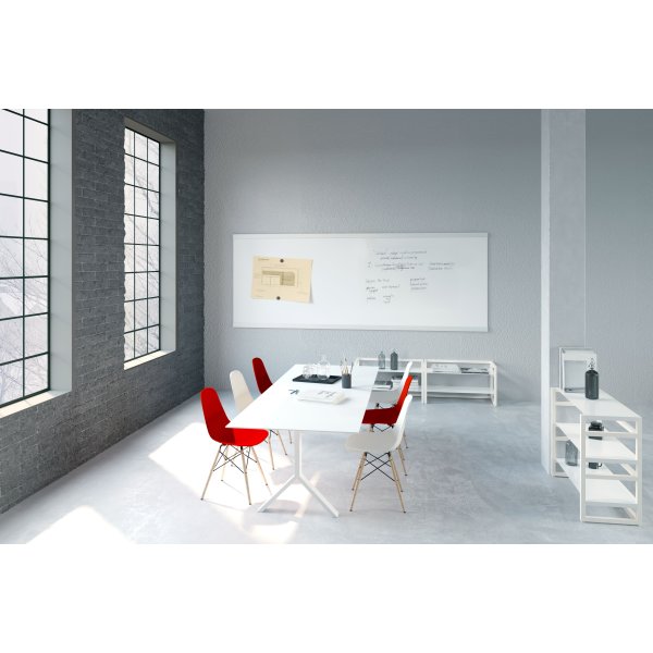 Abstracta VIP whiteboard, e3, 100.5 x 130 cm, hvid