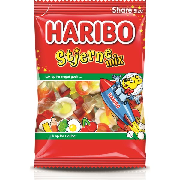 Haribo Stjerne Mix Slik, 375 g