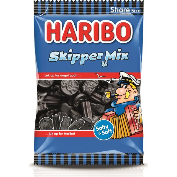 Haribo Skipper Mix Slik, 375 g