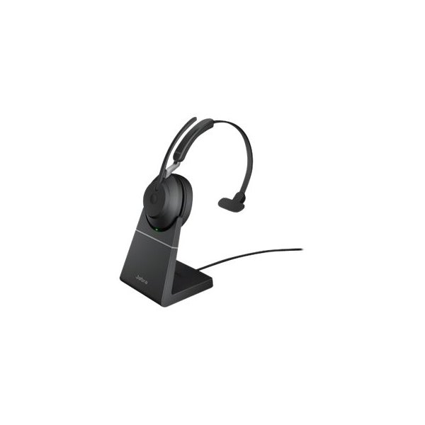 Jabra Evolve2 65 USB-C UC Mono headset m. stand