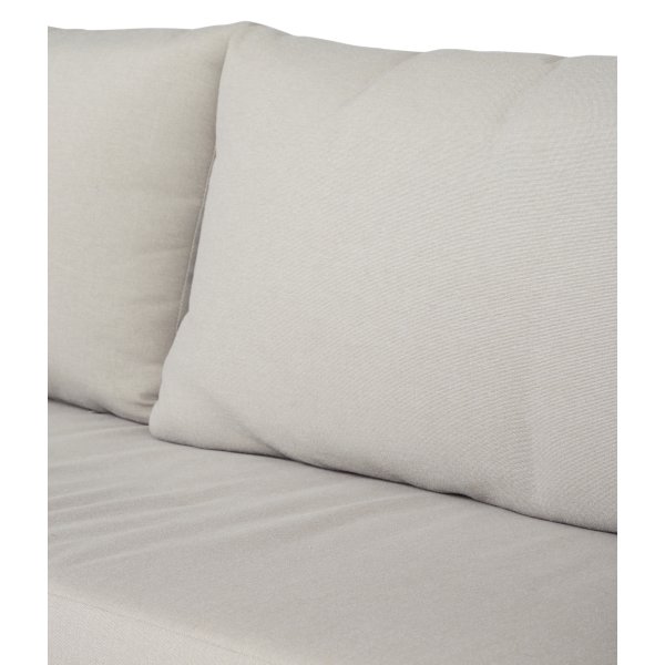 Sofa 3 personer inkl. hynder, Rattan, Natur/Beige