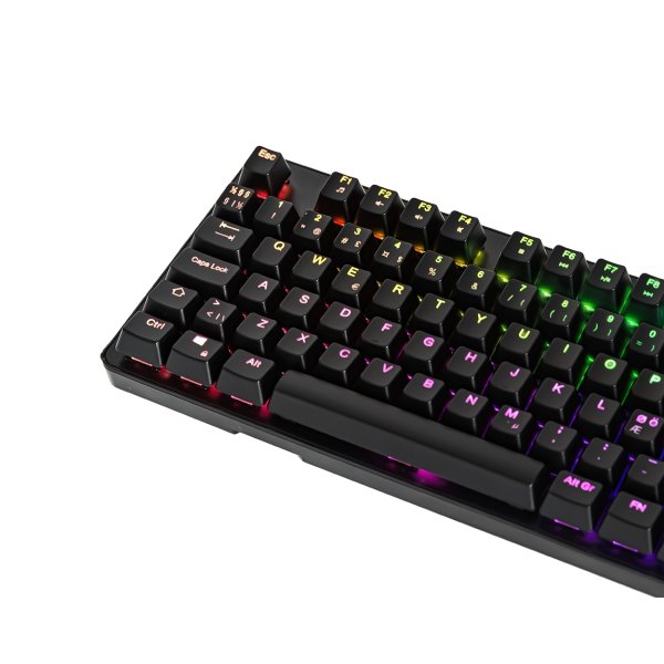 FOURZE GK130 Mekanisk RGB Gaming Tastatur, nordisk