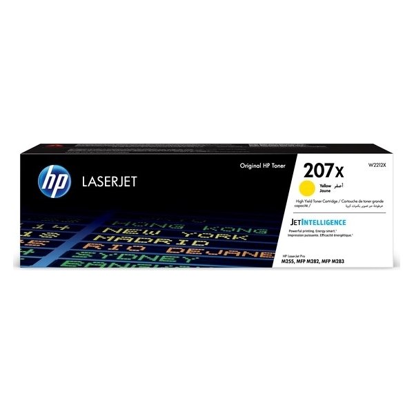 HP No 207X LaserJet lasertoner, gul