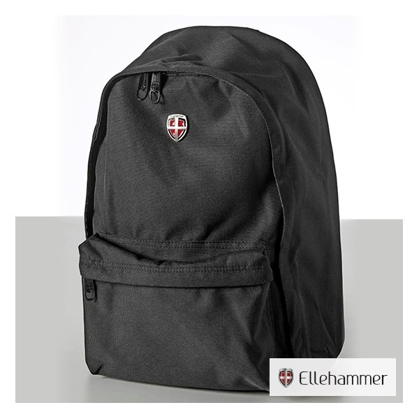 Gave: Ellehammer sort rygsæk, 15,6"
