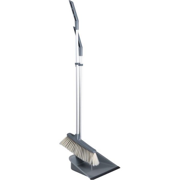 Fejebakkesæt m/ langt skaft, 80 cm, Grå