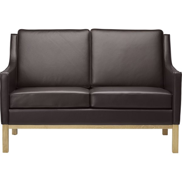 L6012 Sofa, 2 pers. Eg/Brun Fri Fragt Lomax A/S