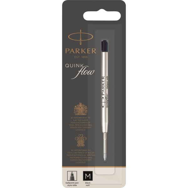 Parker Quink Refill | Kuglepen | M | Sort