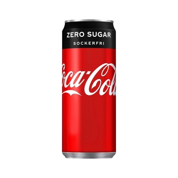 Coca-Cola Zero läsk | Burk | 33 cl