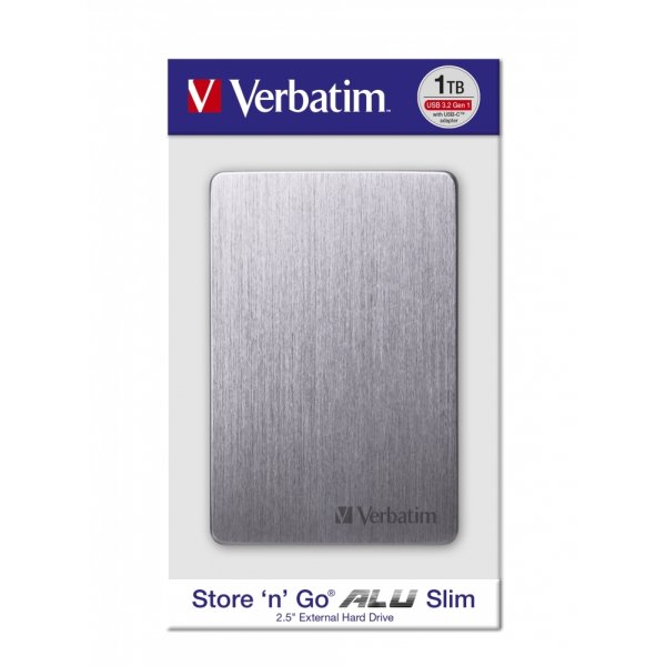 Verbatim Store´n´Go ekstern harddisk 1TB spacegrey