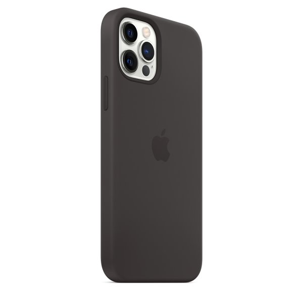 Apple silikone-etui til iPhone 12|12 Pro, sort
