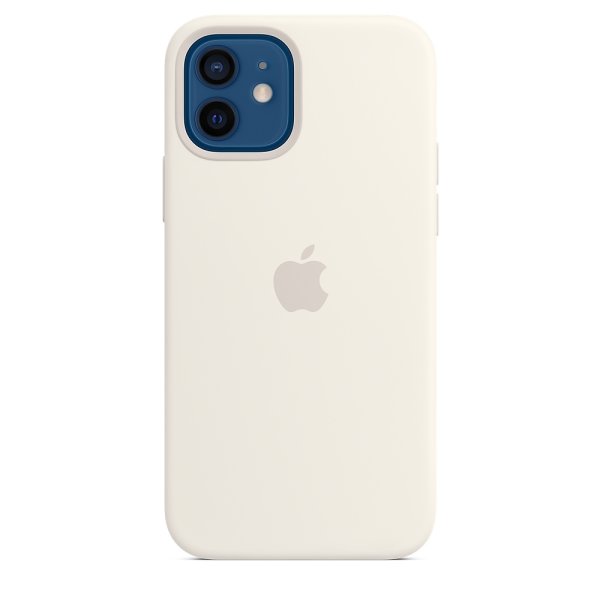 Apple silikone-etui til iPhone 12|12 Pro, hvid