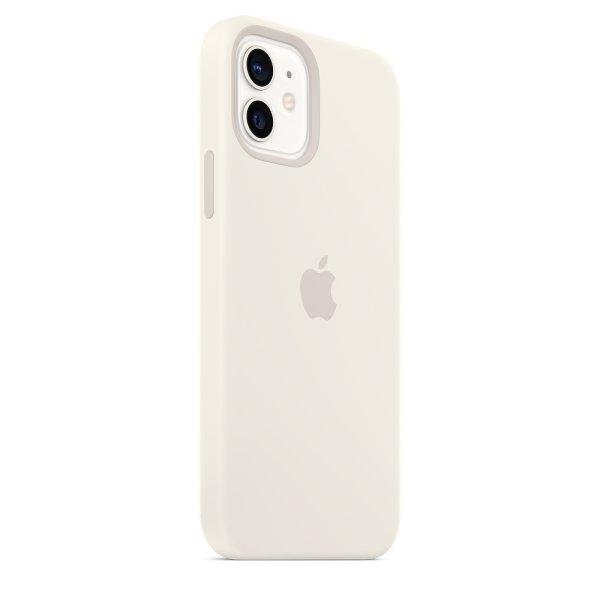 Apple silikone-etui til iPhone 12|12 Pro, hvid