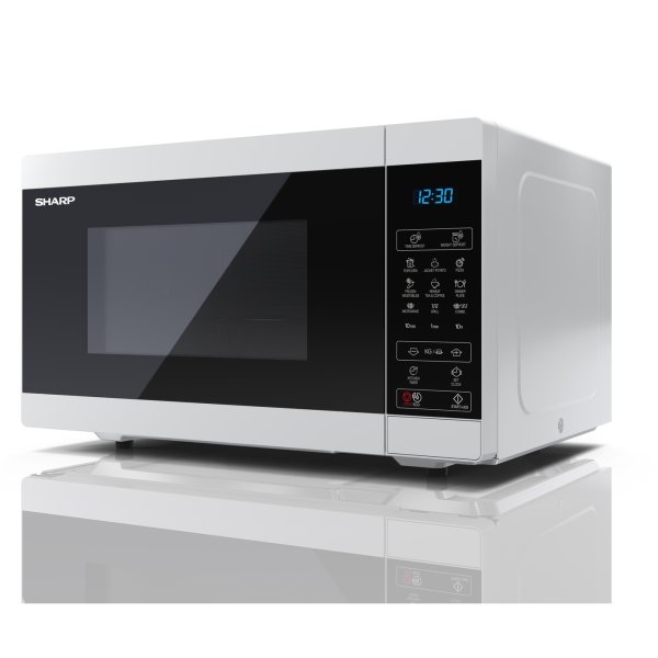Sharp YC-MG51EW Mikrobølgeovn, 900W, hvid