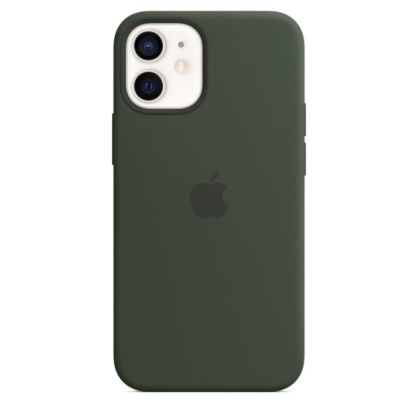 Apple silikone-etui til iPhone 12 Mini, grøn