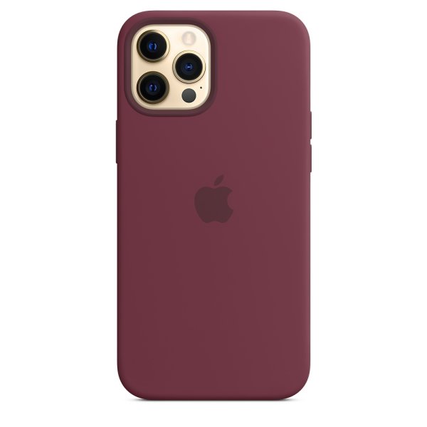 Apple silikone-etui til iPhone 12 Pro Max, plum