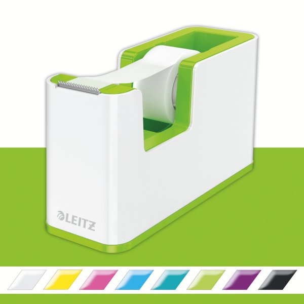 Leitz WOW Tejpdispenser | Vit/grön