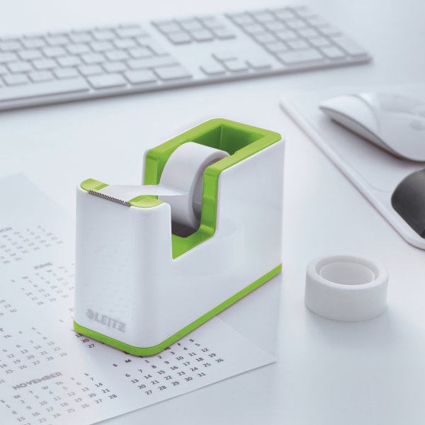 Leitz WOW Tejpdispenser | Vit/grön