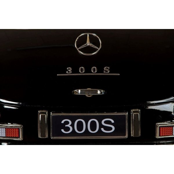 Elbil Mercedes 300S børnebil, 12V, sort