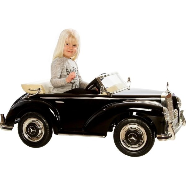 Elbil Mercedes 300S børnebil, 12V, sort