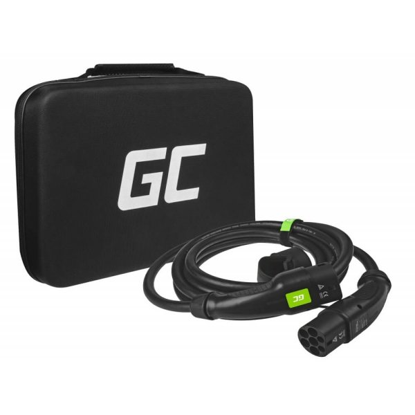 GREENCELL EV07 22kW ladekabel til elbil, 5 m
