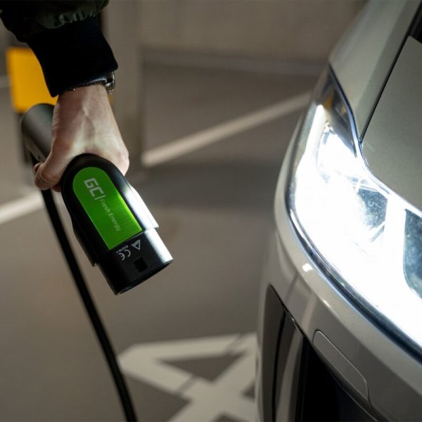 GREENCELL EV08 22kW ladekabel til elbil, 7 m