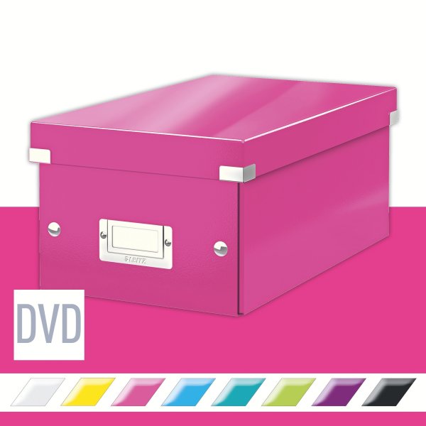 Leitz Click & Store Boks | DVD str. | Pink