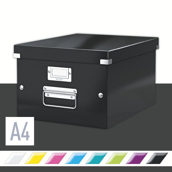 Förvaringslåda Leitz Click & Store Medium Svart