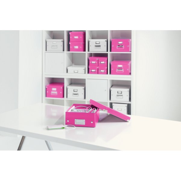 Leitz Click & Store Organiseringsboks | M | Pink