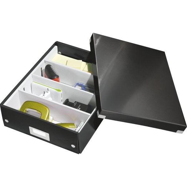 Förvaringslåda Leitz Click & Store Medium Svart