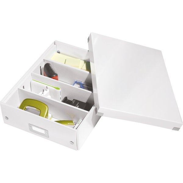 Förvaringslåda Leitz Click & Store Medium Vit