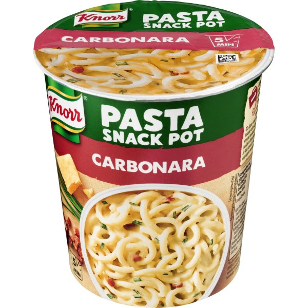 Knorr Snack Pot Pasta Cabonara, 63 g | Lomax A/S