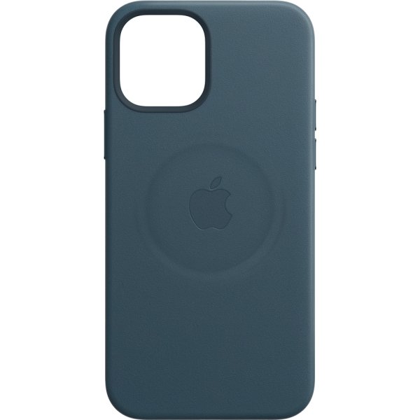 Apple læder etui til iPhone 12 Pro Max, østersblå | Lomax A/S