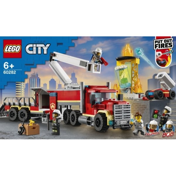 LEGO City Fire 60282 Brandvæsnets kommandoenhed 6+
