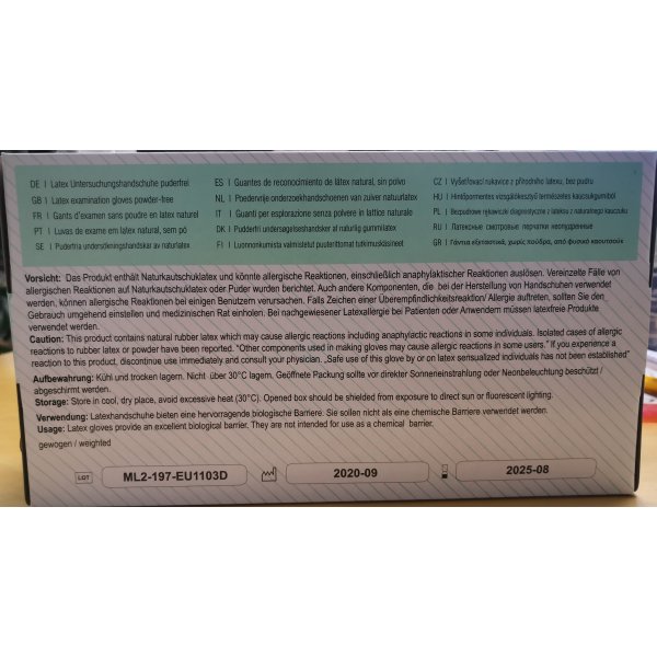 Latexhandsker pudderfri, x-large, natur, 100 stk