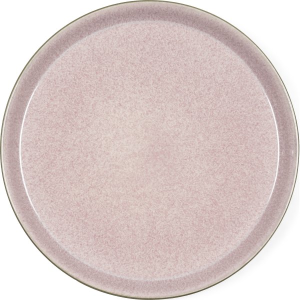Bitz Gastro tallerken grå/rosa, Ø 21 cm