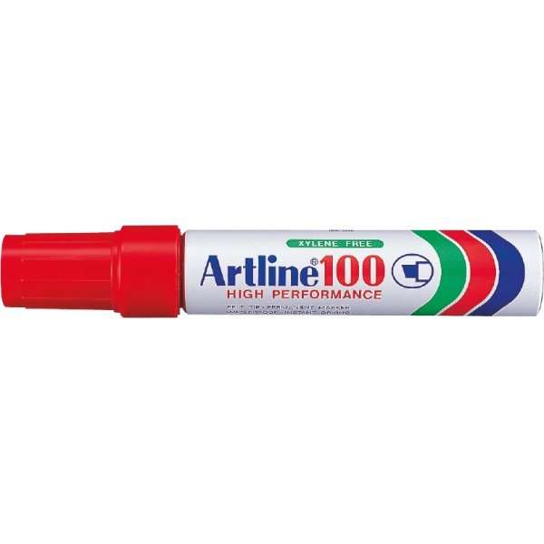 Artline 100 Permanent Marker | Rød