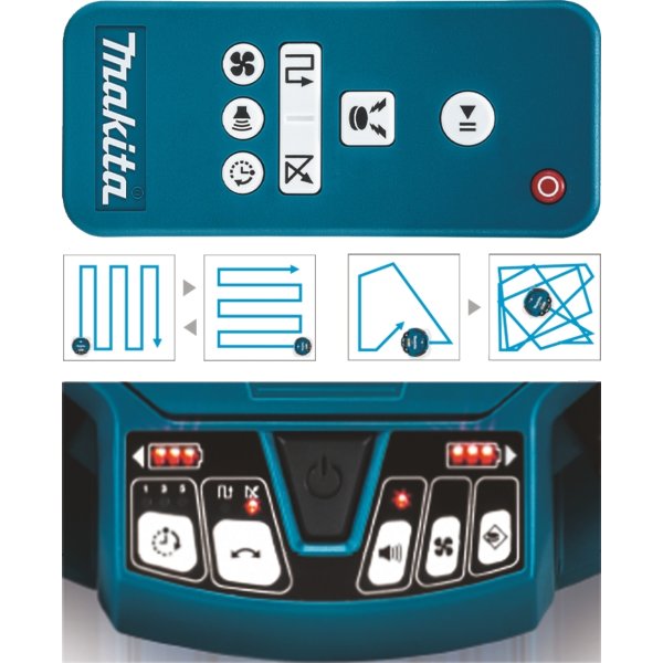 Makita Akku Robotstøvsuger LXT, 18V, DRC200Z