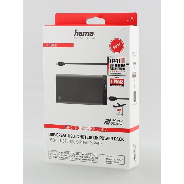 Hama 26800mA USB-C Powerbank, 60W