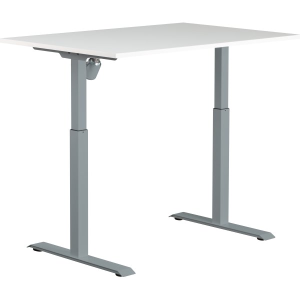 Sun-Flex II hæve/sænkebord, 120x80, Hvid/grå
