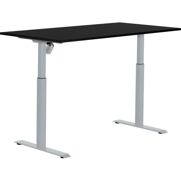 Sun-Flex II hæve/sænkebord, 151x80, Sort/grå
