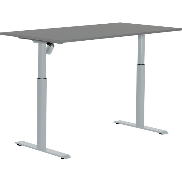 Sun-Flex II hæve/sænkebord, 151x80, Antracit/grå