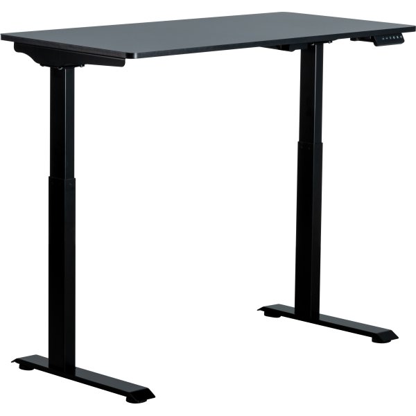 hæve/sænkebord, 120x60 cm, Sort - Fri | Lomax A/S