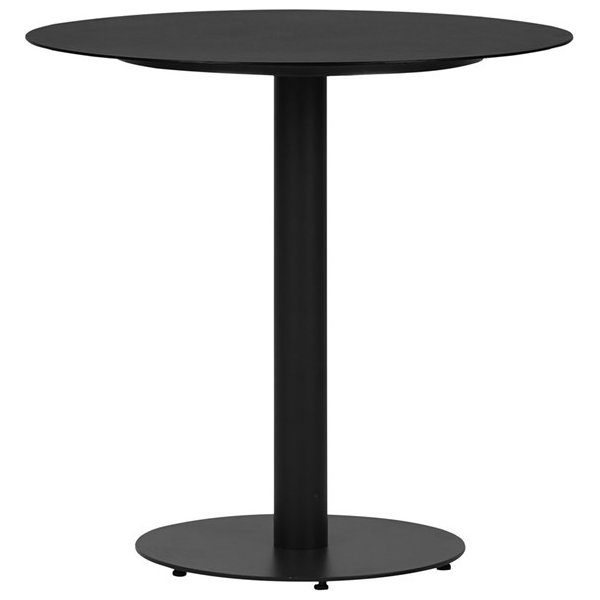 Hector Cafebord Ø70 cm, metal, sort
