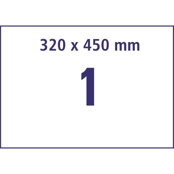 Avery L8015REV-5 etiketter | 32x45cm | 5 stk.