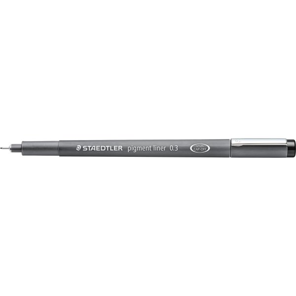 Staedtler Pigment 308 Fineliner | 0,3 mm | Sort