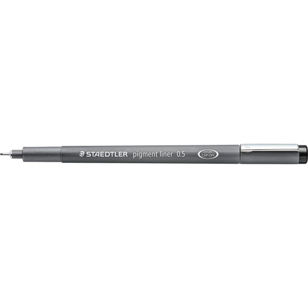 Staedtler Pigment 308 Fineliner | 0,5 mm | Sort